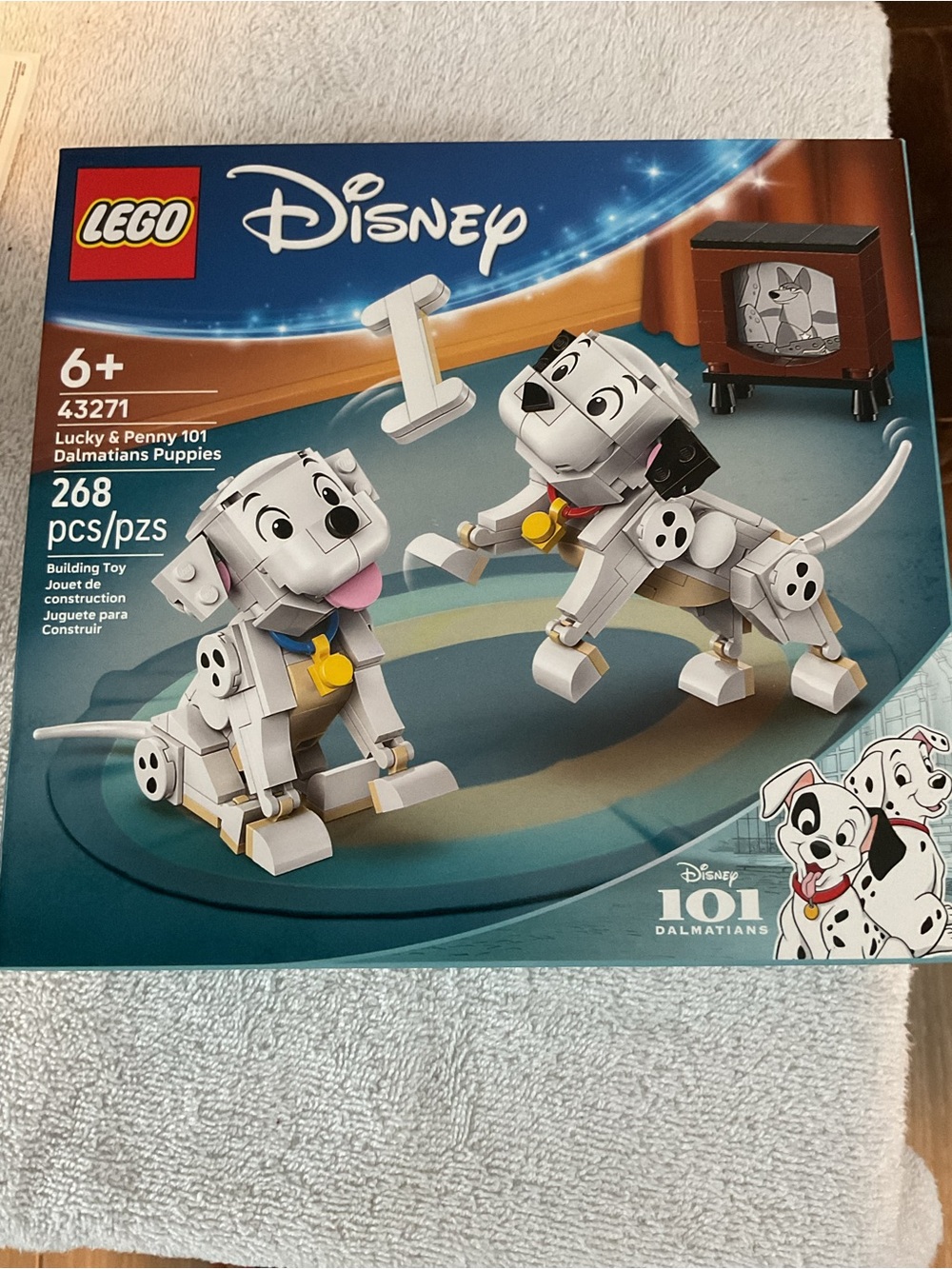 LEGO Disney Lucky & Penny 101 Dalmatians Puppies - 43271 Complete Box
